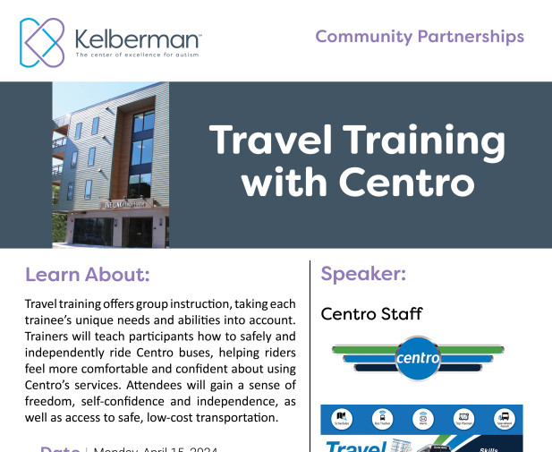 Travel Training with Centro 4 2024