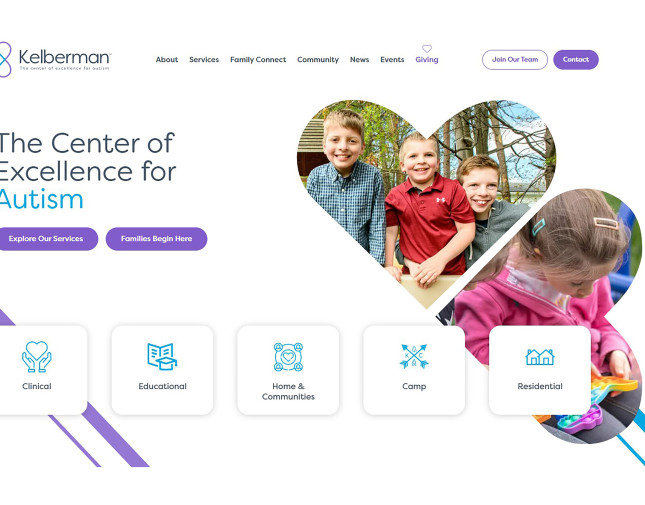 new web homepage